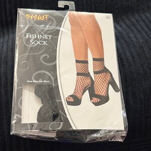 Spirit Black Fishnet Socks for Women